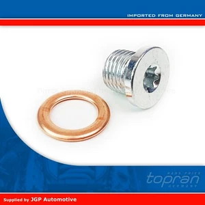 Sump Plug Bolt M14 with Copper Gasket - VW Audi Seat Skoda - N91167901 - Picture 1 of 3