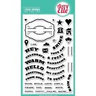 AVERY ELLE SIMPLE LABELS HELLO FRIEND STAMP