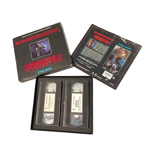 Vintage Limited Edition T2 Terminator VHS 2 Tapes in Box Judgement Day 1993 RARE - Picture 1 of 21