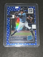 Julio Rodriguez 2022 Donruss Optic RC Rated Rookie Card #97 Spirit Of 76 #'d /76