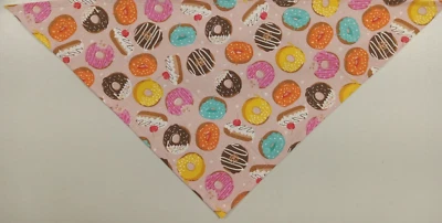 Bandana para Perro, Bufanda, Corbata, Día de San Valentín, Corazones, Donuts, M, L Foto 1 de 2