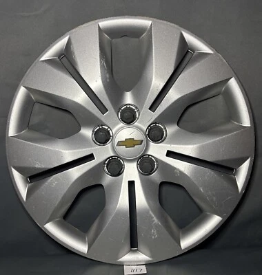 2012-2016 Chevrolet Cruze Hubcap - Genuine Factory OEM 16-inch Silver 3294 - Image 1 of 4