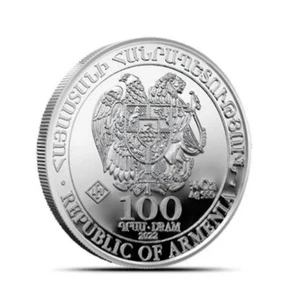 Noah's Ark 1/4 Oz Silver 100 Drams Coins (Tube of 20 Coins) - Picture 1 of 3