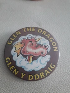 Glen The Dragon Vintage Badge - Picture 1 of 3