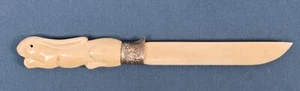Chinese Zodiac Year of the Rabbit Hand Carved Letter Opener - Picture 1 of 3