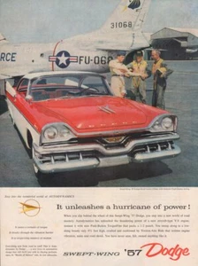 Carro publicitario estampado vintage Dodge 1957 Air Force Royal Lancer Hurricane - Imagen 1 de 1