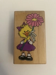 Rubber Stampede Suzy’s Zoo A1289E Suzy’s Daisy Wood Mounted Rubber Stamp RS18 - Picture 1 of 5
