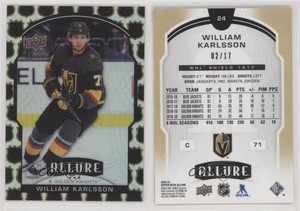2020-21 Upper Deck Allure 1917 NHL Shield /17 William Karlsson #24 Shield