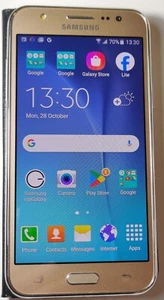 Samsung Galaxy J5 SM-J500FN 8GB Gold (Entsperrt) Android 5 Funktioniert Gut #839B - Bild 1 von 4