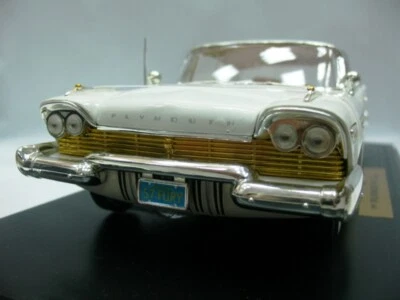 WOW EXTREMELY RARE Plymouth Fury KP31 5.2L V8 290HP 1957 White/ Gold 1:18 Anson - Image 1 of 4