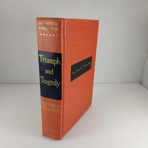 Triumph And Tragedy 1953 Houghton Mifflin Winston S. Churchill Second World War - Picture 1 of 12
