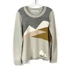 Woolrich Women’s Sheep Mountain Pattern Soft Wool Blend Knit Sweater Small S