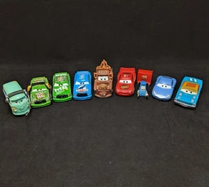Disney Pixar Cars Set - Fillmore, Hicks, Mater, McQueen, Guido, Sally, Andretti - Bild 1 von 5