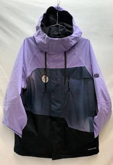 686 Jaqueta de Esqui Masculina Geo Isolada Snowboard Violeta Clblk Grande NOVA - Imagem 1 de 1