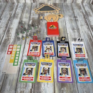 Jurassic Park 1992 Board Game Dinosaur Figures Pawns Visitor Cards Replacement - Picture 1 of 11