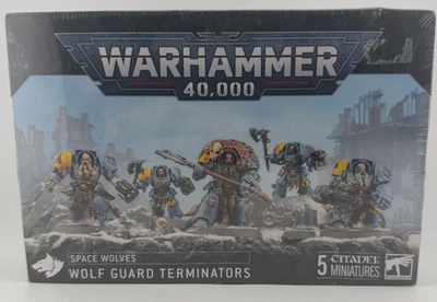 Space Wolves: Wolf Guard Terminators (Warhammer 40k) - Brand New &Sealed - Image 1 of 4