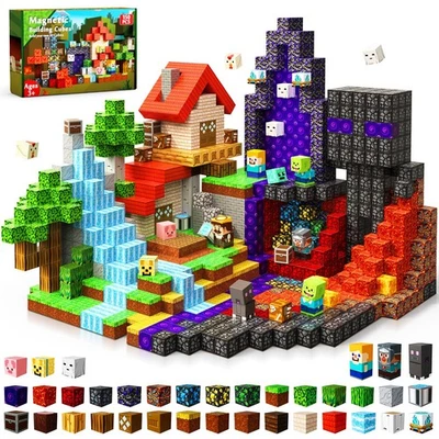 Magnetic Blocks - 150PCS Magnetic Building Blocks Toys Forest Portal Magnetic... - Image 1 of 4