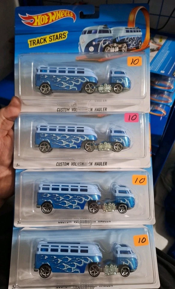 Camión Volkswagen Track Stars 2017 Hot Wheels personalizado lote de 4 Foto 1 de 1