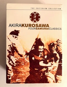 Caja DVD Akira Kurosawa Four Samurai Classics Criterion Seven Samurai Yojimbo - Imagen 1 de 15
