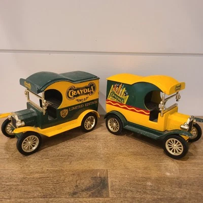 Crayola Limited Edition 1912 Delivery Car-Model-T Bank Set of 2  - Image 1 of 4