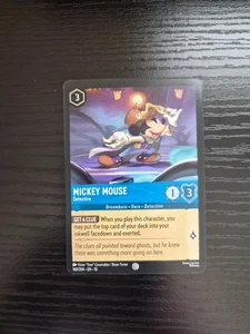 Disney Lorcana Whispers in the Well - Mickey Mouse Detective - Regular #160/204 - Picture 1 of 2