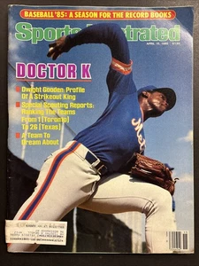 Vista previa de béisbol Sports Illustrated 15 de abril de 1985 Dwight Gooden Doctor K Mets - Imagen 1 de 2