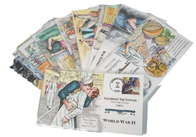 US 1999 COLLECTION OF 15 CELEBRATE THE CENTURY 1940S COLLINS SET OF FDCS - Image 1 of 4
