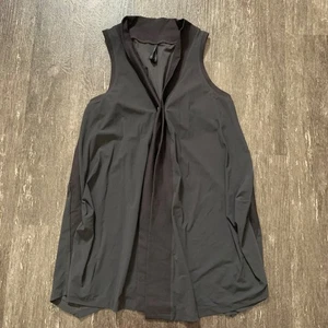 Chaleco Corpeado Frontal Abierto Sin Mangas Porto Gris Carbón Talla 2 EE. UU. M - Imagen 1 de 6