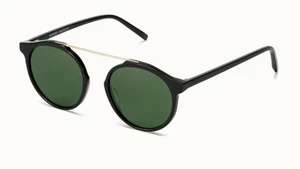 Warby Parker Cooper M 1714 Schwarz Riesling Sonnenbrille Unisex 49-19-142 - Bild 1 von 10