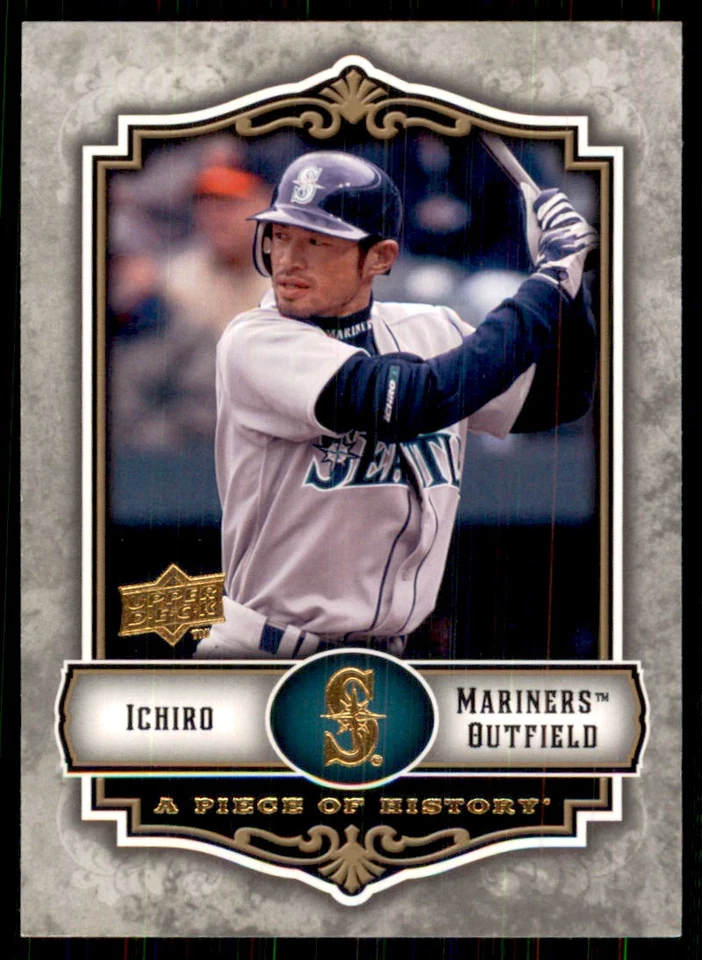 2009 Upper Deck A Piece of History #83 Ichiro Suzuki Seattle Mariners - Image 1 of 2