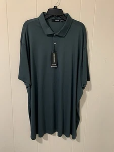 Murano Liquid Luxury Polo Shirt Big & Tall Mens Size 4XT Cotton Collared NWT - Picture 1 of 7
