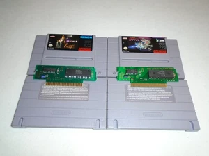 Phalanx by Kemco and Super R-Type by IREM ☆☆ Authentic Nintendo SNES games - Picture 1 of 9
