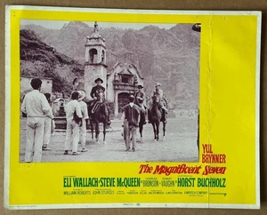 Yup Brynner McQueen MAGNIFICENT SEVEN 1960 #5 11x14 Org Lobby Card 4563 - Picture 1 of 1