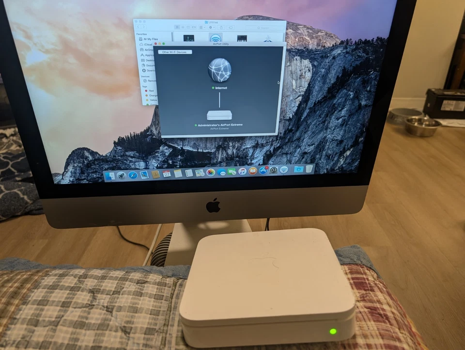 iMac, 21.5-inch 2.7hz i5 8GB 1TB HDD Airport Included, No Keyb, Works Fine - Image 1 of 4