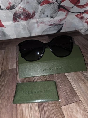 Longchamp Women's 57mm Black Sunglasses LO627S-001 - Image 1 of 4