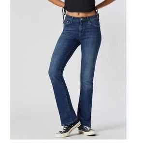 MAVI Molly Mid Rise Bootcut Stretch Jeans | Womens 25 x 30, indigo supersoft NEW - Picture 1 of 8