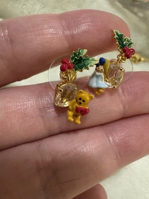 Pendientes Les Nereides Oso y Ángel Edición Navidad  Foto 1 de 4