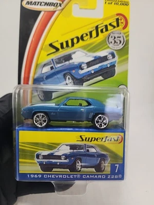 Camaro Z-28 1969 Matchbox Superfast #7 edición limitada  Foto 1 de 4
