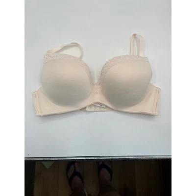 Sujetador con aros Maidenform ribete de encaje cobertura completa comodidad diaria 38CCream Foto 1 de 4