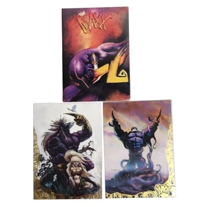 The Maxx Private Collection E3, Gold Foil P2 And P7 Trading Cards Aegis 1996 NM - Picture 1 of 6