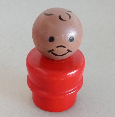 Juguete de colección Red Boy afroamericano Fisher Price Little People Foto 1 de 4