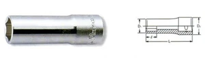 KOKEN 3300W Foncé Whitworth Prise 1cm - Picture 1 of 1