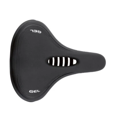 Crivit Airflow Bike Seat Wide Gel City Saddle - Unisex - Lidl - 3 Year Warranty - Image 1 of 4