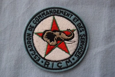 A122 patch insigne écusson militaire Armée RICM Escadron de Commandement Service - Photo 1/2