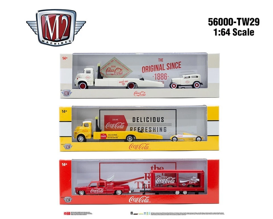 M2 Machines 1:64 Auto-Haulers Coca-Cola Release TW29 Assortment - Image 1 of 1
