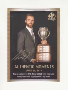 2015-16 UD SP Authentic Aaron Ekblad Authentic Moments Autograph # 150 (15-16) - Picture 1 of 2
