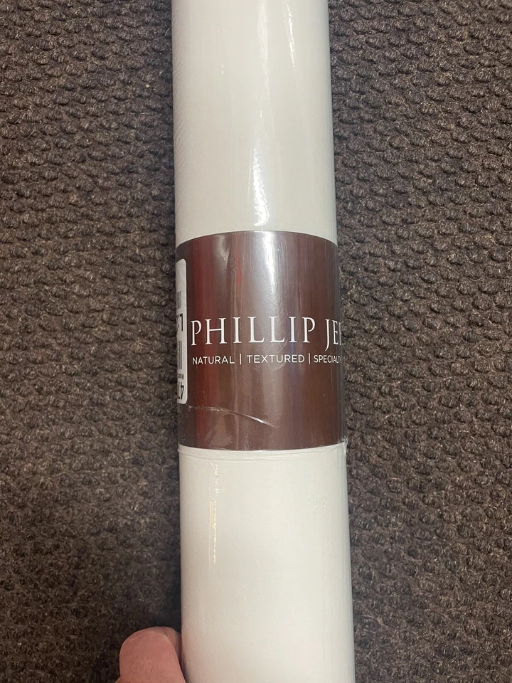 Papel pintado de lujo Phillip Jeffries 4720 marca de agua blanco lúcido 4 yardas Foto 1 de 4