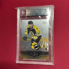 2005-06 Black Diamond Boston Bruins Hockey Card Brian Leetch GOLD /10 BGS 9⚡️