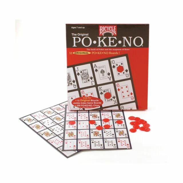 Bicycle Original 12 Board Pokeno Card Game - 1007174