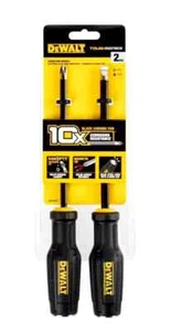 DEWALT Tough Series Demolition Drivers With Magnetic Tip & Solid Steel Core 2pc. - Picture 1 of 2